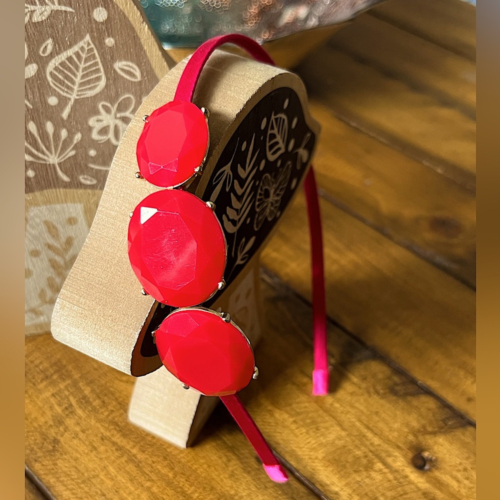 Hot Pink Jeweled Headband